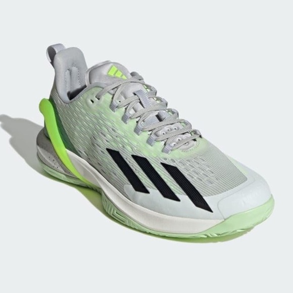 Adidas Adizero Cybersonic Shoes Tennis Pickleball Court Sneakers Size 11.5 Lime - Picture 1 of 11